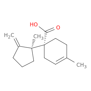 3-Cyclohexene-1-carboxylicacid, 4-methyl-1-[(1R)-1-methyl-2-methylenecyclopentyl]-, (1S)-rel-
