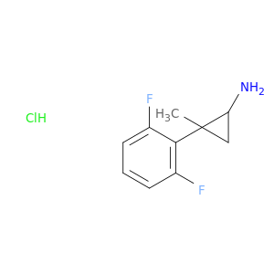 2-(2,6-difluorophenyl)-2-methylcyclopropan-1-amine hydrochloride
