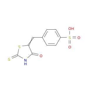 Benzenesulfonic acid, 4-[(4-oxo-2-thioxo-5-thiazolidinylidene)methyl]-