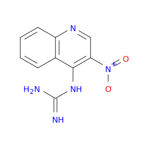 Guanidine, (3-nitro-4-quinolinyl)-