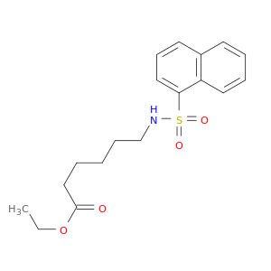 Hexanoic acid, 6-[(1-naphthalenylsulfonyl)amino]-, ethyl ester