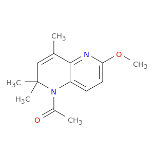 1,5-Naphthyridine, 1-acetyl-1,2-dihydro-6-methoxy-2,2,4-trimethyl-