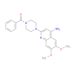 Piperazine, 1-(4-amino-6,7-dimethoxy-2-quinolinyl)-4-benzoyl-