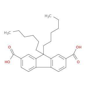 9H-Fluorene-2,7-dicarboxylic acid, 9,9-dihexyl-