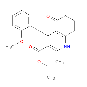 ETHYL 4-(2-METHOXYPHENYL)-2-METHYL-5-OXO-4,6,7,8-TETRAHYDRO-1H-QUINOLINE-3-CARBOXYLATE