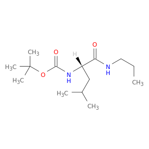 Carbamicacid, [3-methyl-1-[(propylamino)carbonyl]butyl]-, 1,1-dimethylethyl ester, (S)-(9CI)