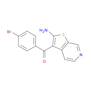 Methanone, (2-aminothieno[2,3-c]pyridin-3-yl)(4-bromophenyl)-