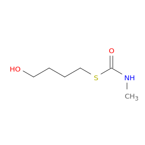 Carbamothioic acid, methyl-, S-(4-hydroxybutyl) ester