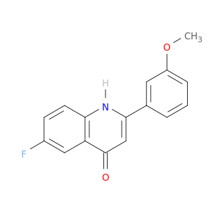 4(1H)-Quinolinone, 6-fluoro-2-(3-methoxyphenyl)-