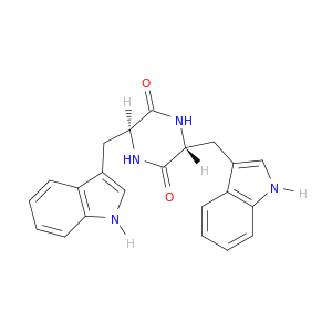 2,5-Piperazinedione, 3,6-bis(1H-indol-3-ylmethyl)-, (3R,6S)-
