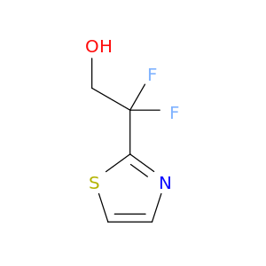 2,2-difluoro-2-(1,3-thiazol-2-yl)ethan-1-ol
