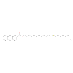 2-Anthracenecarboxylic acid, 11-(octyldithio)undecyl ester