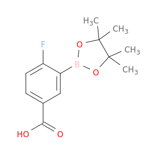 4-氟-3-(4,4,5,5-四甲基-1,3,2-二氧硼杂环戊烷-2-基)苯甲酸