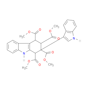 tetramethyl 2-(1h-indol-3-yl)-2,3,4,9-tetrahydro-1h-carbazole-1,2,3,4-tetracarboxylate