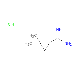 2,2-Dimethylcyclopropane-1-carboximidamide hydrochloride