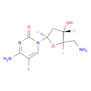 Cytidine, 5'-amino-2',5'-dideoxy-5-iodo-