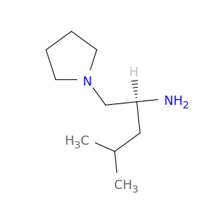 (2S)-4-methyl-1-(pyrrolidin-1-yl)pentan-2-amine