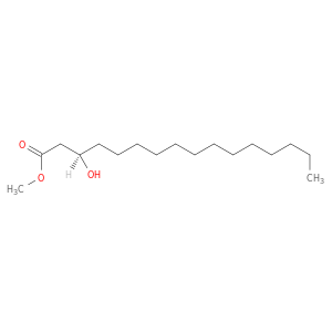 Hexadecanoic acid, 3-hydroxy-, methyl ester, (3R)-