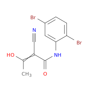 2-氰基-N-(2,5-二溴苯基)-3-羟基-2-丁烯酰