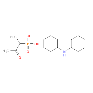 N-cyclohexylcyclohexanamine; 3-oxobutan-2-ylphosphonic acid