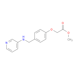 Acetic acid, [4-[(3-pyridinylamino)methyl]phenoxy]-, methyl ester