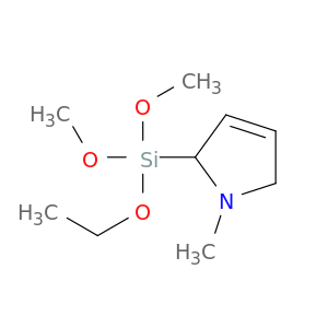 1H-Pyrrole, 2-(ethoxydimethoxysilyl)-2,5-dihydro-1-methyl-