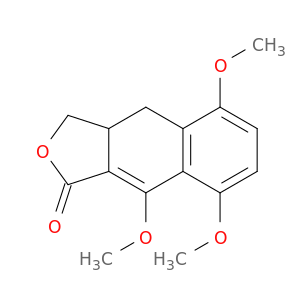 Naphtho[2,3-c]furan-1(3H)-one, 3a,4-dihydro-5,8,9-trimethoxy-