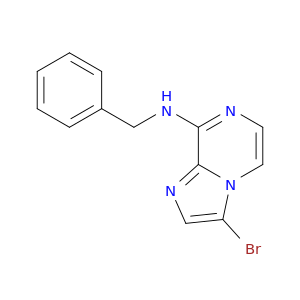 Imidazo[1,2-a]pyrazin-8-amine, 3-bromo-N-(phenylmethyl)-