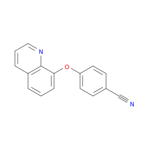 Benzonitrile, 4-(8-quinolinyloxy)-