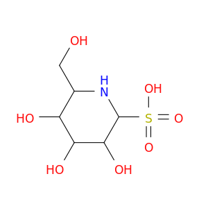 2-Piperidinesulfonic acid, 3,4,5-trihydroxy-6-(hydroxymethyl)-