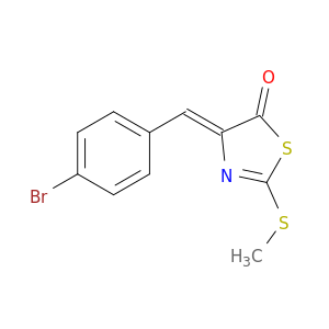 (Z)-4-(4-Bromobenzylidene)-2-(methylthio)thiazol-5(4H)-one