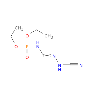 Phosphoramidic acid, [(cyanoamino)iminomethyl]-, diethyl ester
