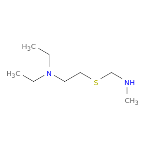 Ethanamine, N,N-diethyl-2-[[(methylamino)methyl]thio]-