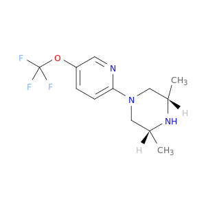 (3R,5S)-3,5-dimethyl-1-(5-(trifluoromethoxy)pyridin-2-yl)piperazine