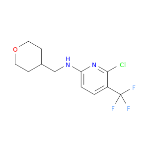 6-Chloro-N-((tetrahydro-2H-pyran-4-yl)methyl)-5-(trifluoromethyl)pyridin-2-amine