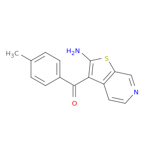 Methanone, (2-aminothieno[2,3-c]pyridin-3-yl)(4-methylphenyl)-