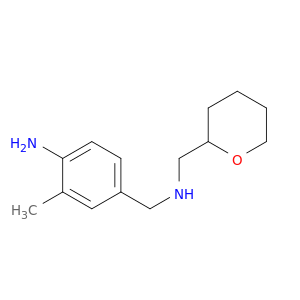 2-Methyl-4-({[(oxan-2-yl)methyl]amino}methyl)aniline