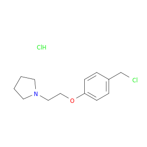 Pyrrolidine, 1-[2-[4-(chloromethyl)phenoxy]ethyl]-, hydrochloride