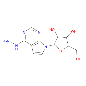 2-(5-hydrazinyl-2,4,9-triazabicyclo[4.3.0]nona-1,3,5,7-tetraen-9-yl)-5-(hydroxymethyl)oxolane-3,4-diol