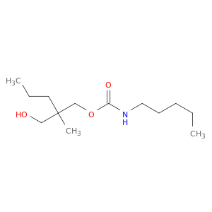 Carbamic acid, pentyl-,2-(hydroxymethyl)-2-methylpentyl ester (8CI)