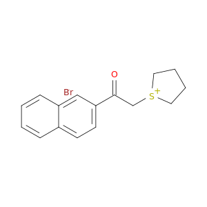 Thiophenium, tetrahydro-1-[2-(2-naphthalenyl)-2-oxoethyl]-, bromide