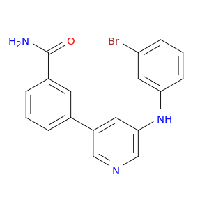 Benzamide, 3-[5-[(3-bromophenyl)amino]-3-pyridinyl]-