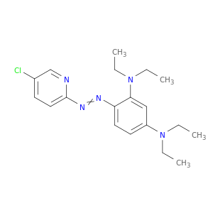 1,3-Benzenediamine, 4-[(5-chloro-2-pyridinyl)azo]-N,N,N',N'-tetraethyl-