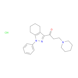 1-(1-phenyl-4,5,6,7-tetrahydro-1h-indazol-3-yl)-3-(piperidin-1-yl)propan-1-one hydrochloride(1:1)