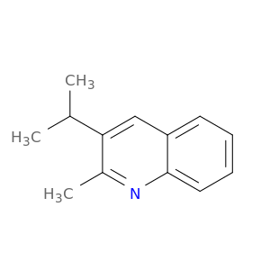 Quinoline, 2-methyl-3-(1-methylethyl)-
