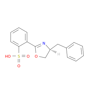 Benzenesulfonic acid, 2-[(4S)-4,5-dihydro-4-(phenylmethyl)-2-oxazolyl]-