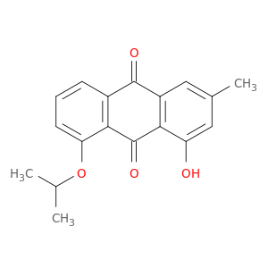 9,10-Anthracenedione, 1-hydroxy-3-methyl-8-(1-methylethoxy)-