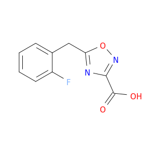 5-[(2-fluorophenyl)methyl]-1,2,4-oxadiazole-3-carboxylic acid