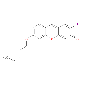3H-Xanthen-3-one, 2,4-diiodo-6-(pentyloxy)-