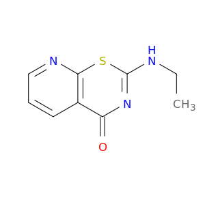 4H-Pyrido[3,2-e]-1,3-thiazin-4-one, 2-(ethylamino)-